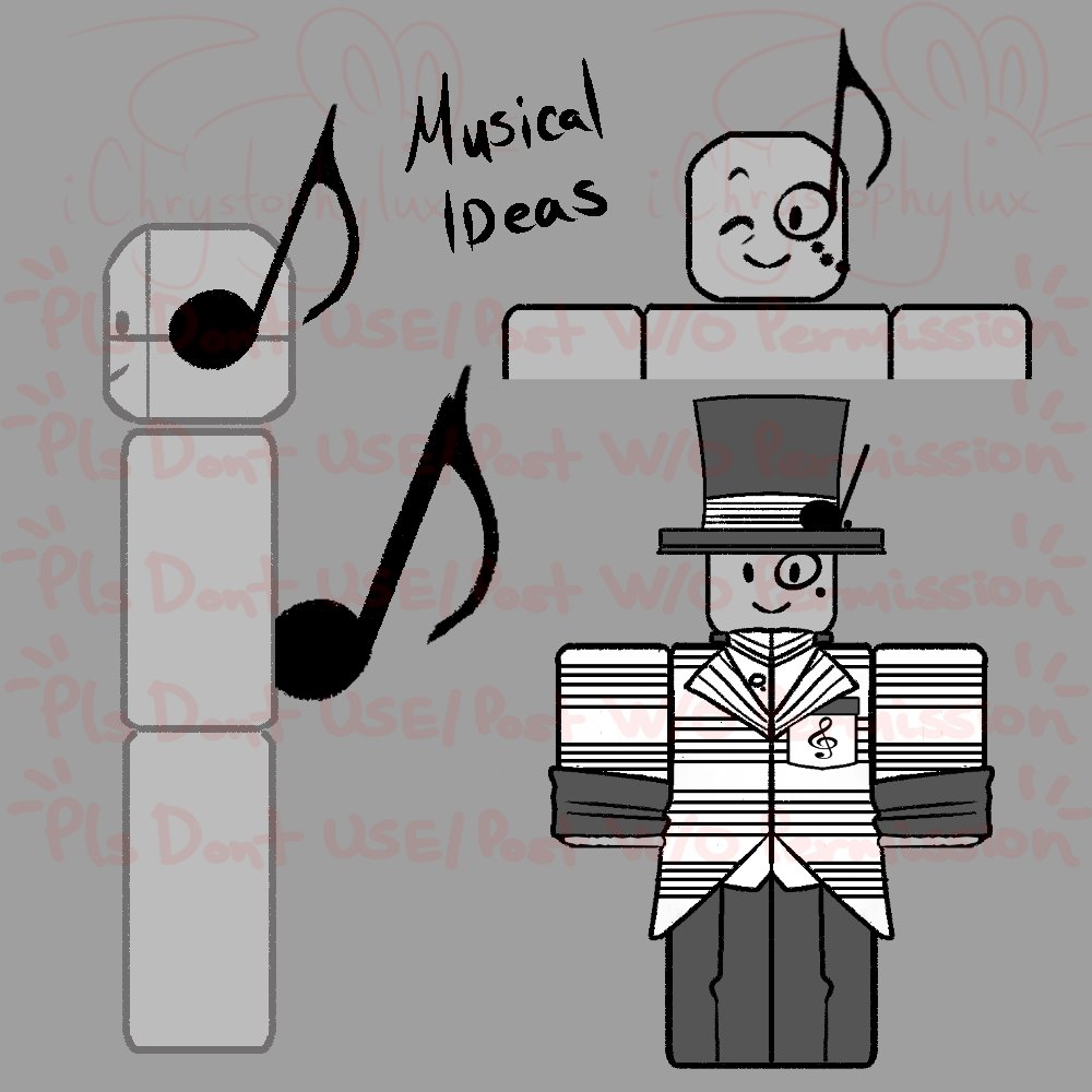 iLuxoChrysto's tweet photo. some musical ideas 

#roblox #robloxugc #UGCConcept #conceptart #robloxart #ugc https://t.co/kaIzP3n88k
