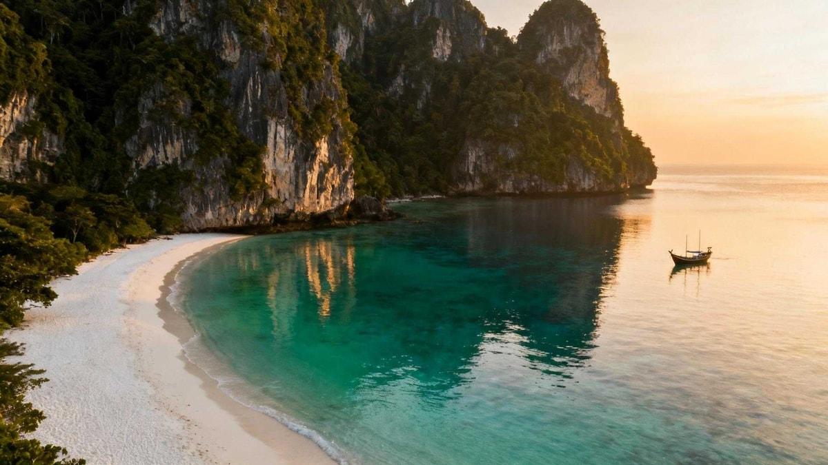 RocketBirdTrave's tweet photo. 🌞 Sunday State of Mind: Beach. Breeze. Bliss. 🌊
Thailand isn't just a destination—it's a collection of unforgettable moments:
🏝️ Crystal-clear islands
🍜 World-famous street food
🌅 Stunning sunsets
😊 Warm Thai hospitality

✨ Fun Fact: Thailand has over 1,400 islands.. https://t.co/8b1lSe6j7n