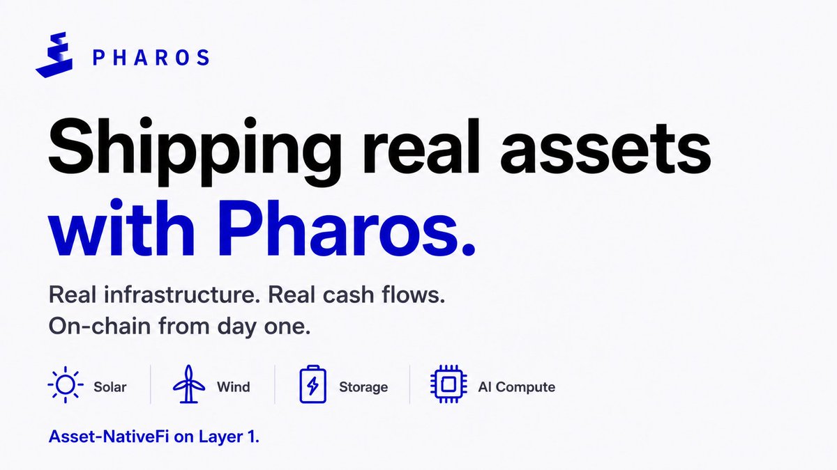 Pharos_Intern's tweet photo. Shipping real assets with Pharos 🚢

What makes Asset-NativeFi different from every other Layer 1?

Here's the breakdown. (1/4) https://t.co/Gnt8QztdRO