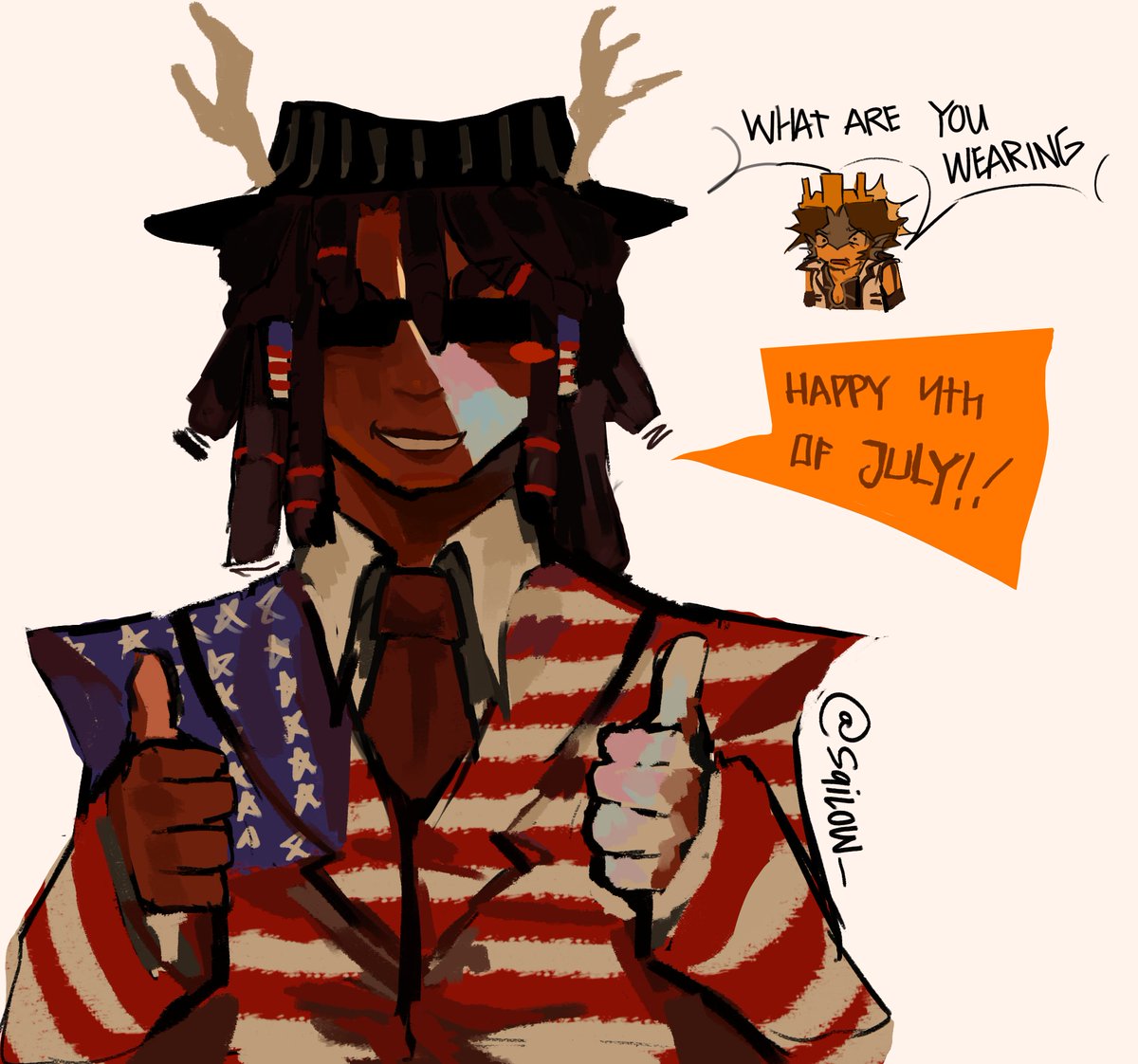 sqilow_'s tweet photo. happy 4th of july for my american followers idk dude im just a larper https://t.co/zkHWBv4ztK