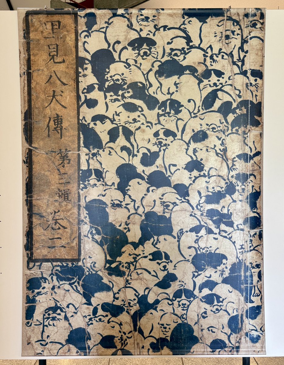 artteller's tweet photo. 『里見八犬伝』の表紙がこんなモフモフだったとは！ https://t.co/VlLB8xGVWw