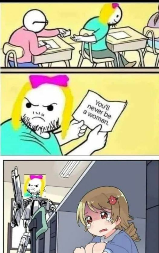 BerzerkFuhrer's tweet photo. @413Kx @neomechanica Ditto
You will never be a woman https://t.co/zvQjiWPJYW