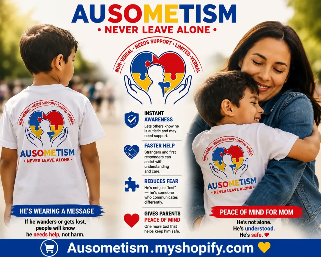 ausometism12's tweet photo. The world's 1st Autism elopement prevention and safety apparel. A must-have safety tool for all parents of autistic children. #autism #autistic #autismo #autisme #nurodivergent #autisticmom #specialneeds #specialolympics #specialeducation #missing #moms #elopement https://t.co/EEL8ogYCt8