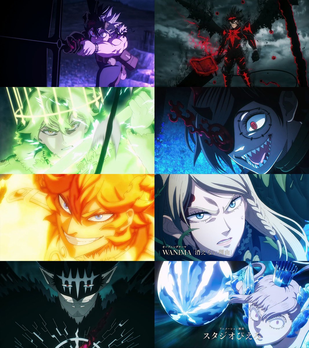 TheAnimeSelect's tweet photo. New look at ‘BLACK CLOVER’ Season 2. https://t.co/V16Td7awci