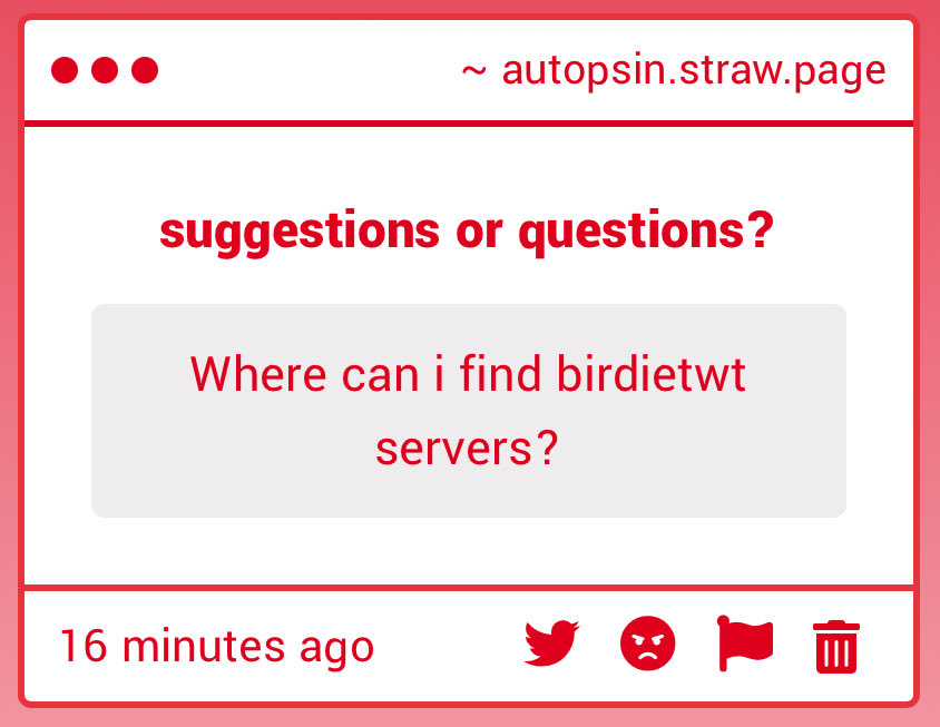 hercufang's tweet photo. right now this is the main birdietwt server https://t.co/pGy7YfNOcp! https://t.co/MuoWxqHpeD