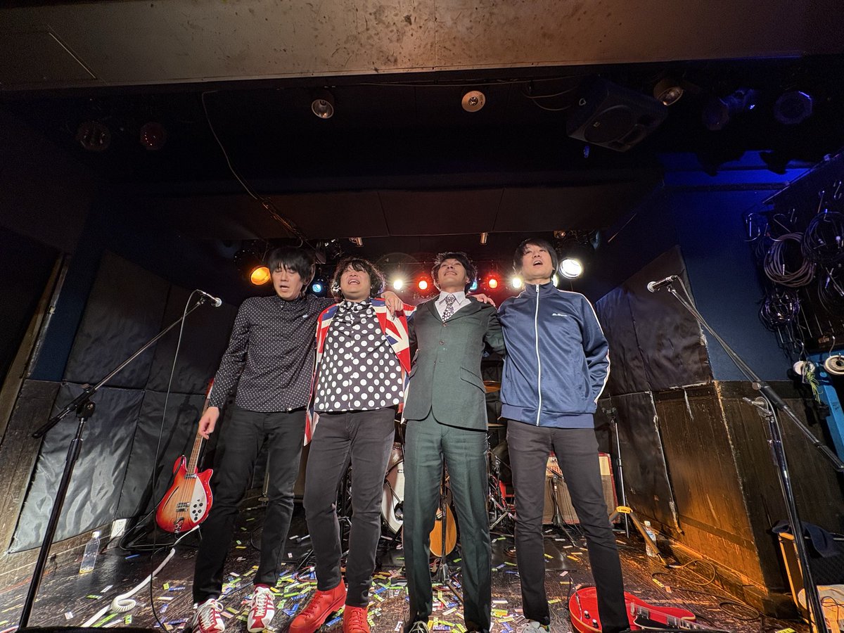 Manics125's tweet photo. 念願のリグレイ!
皆んな笑顔でした😄
#コレクターズ結成40周年ライブ前夜祭
#THECOLLECTORS
#GLITTERMINT https://t.co/dj3iLyn77X