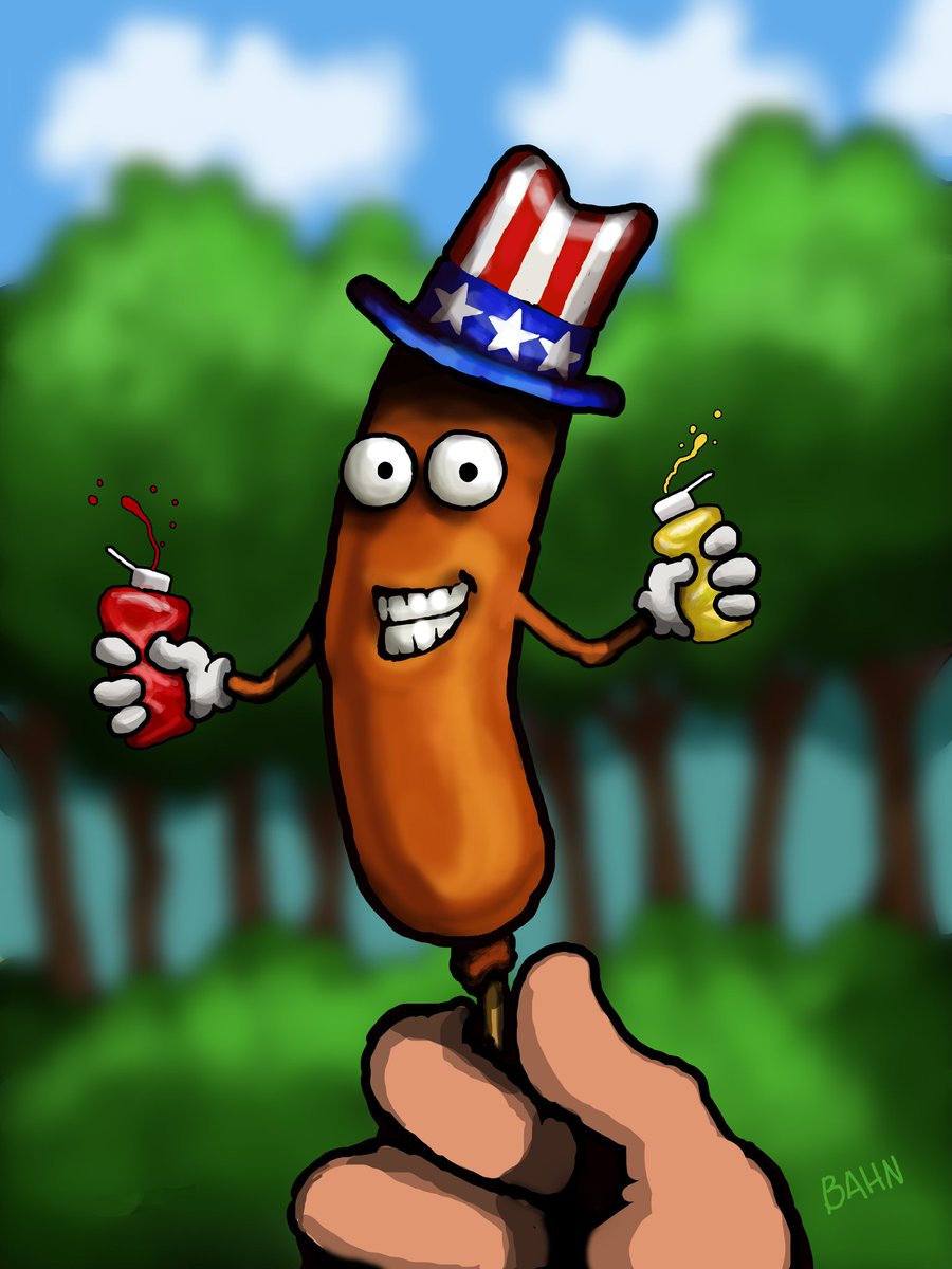 warriorbahn's tweet photo. Happy Independence Day! Old digital work https://t.co/csjTL2cMo9