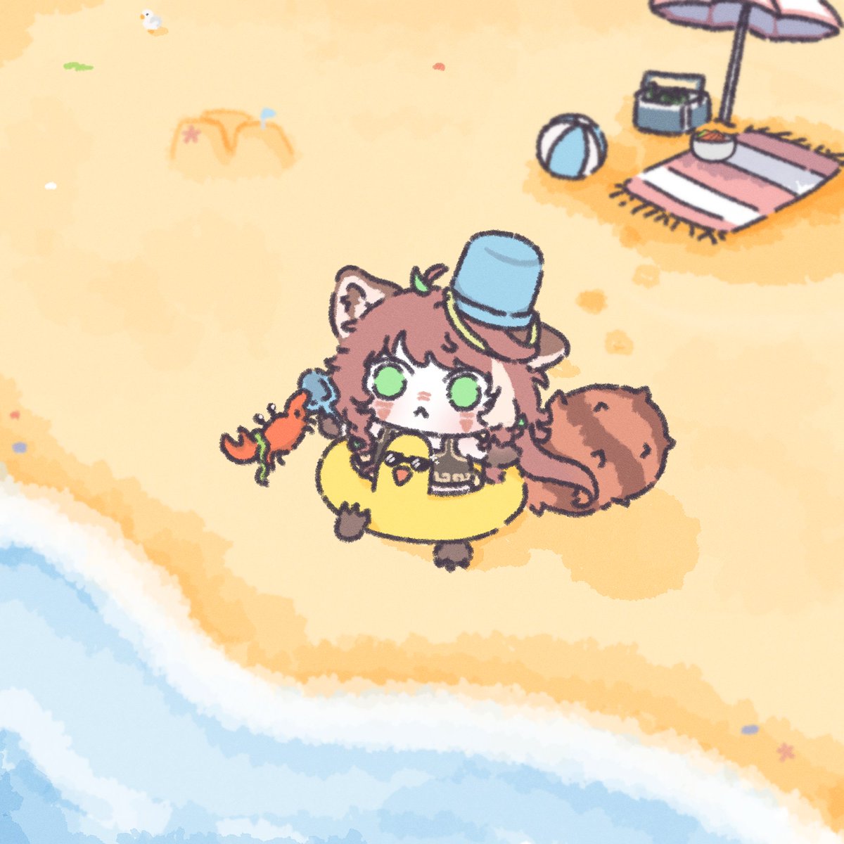nozoexplorer's tweet photo. BIENTOT LES VACANCES !!! Qu'elle est la première que vous allez faire quand vous serez en vacances ?

courage pour la dernière ligne droit les boubous !

merci @Okanyaan_  pour ce magnifique art https://t.co/KdzgwMMcsY