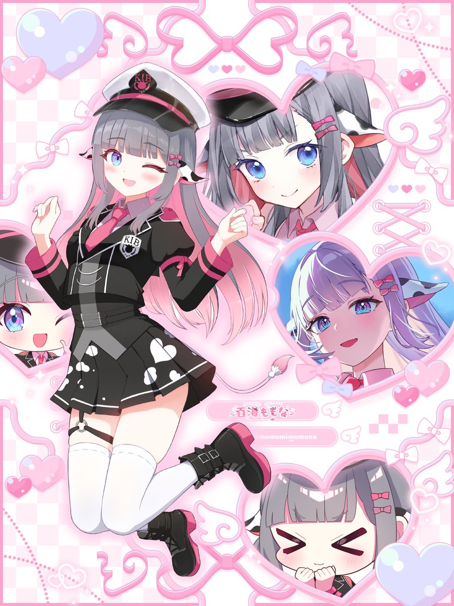 momomi_momona's tweet photo. #7月のVtuberフォロー祭り

んーっ出動！牛島の入国警備長
新人Vtuberの百海ももなです！

⋈┊デビュー1ヶ月の超新人🏝️
⋈┊週4~5配信🐮
⋈┊筋トレ配信？！🎀

YouTube▶︎ https://t.co/6mk50CsBpR

配信でお待ちしてます〜🫡✨ https://t.co/EVK47HEZV9