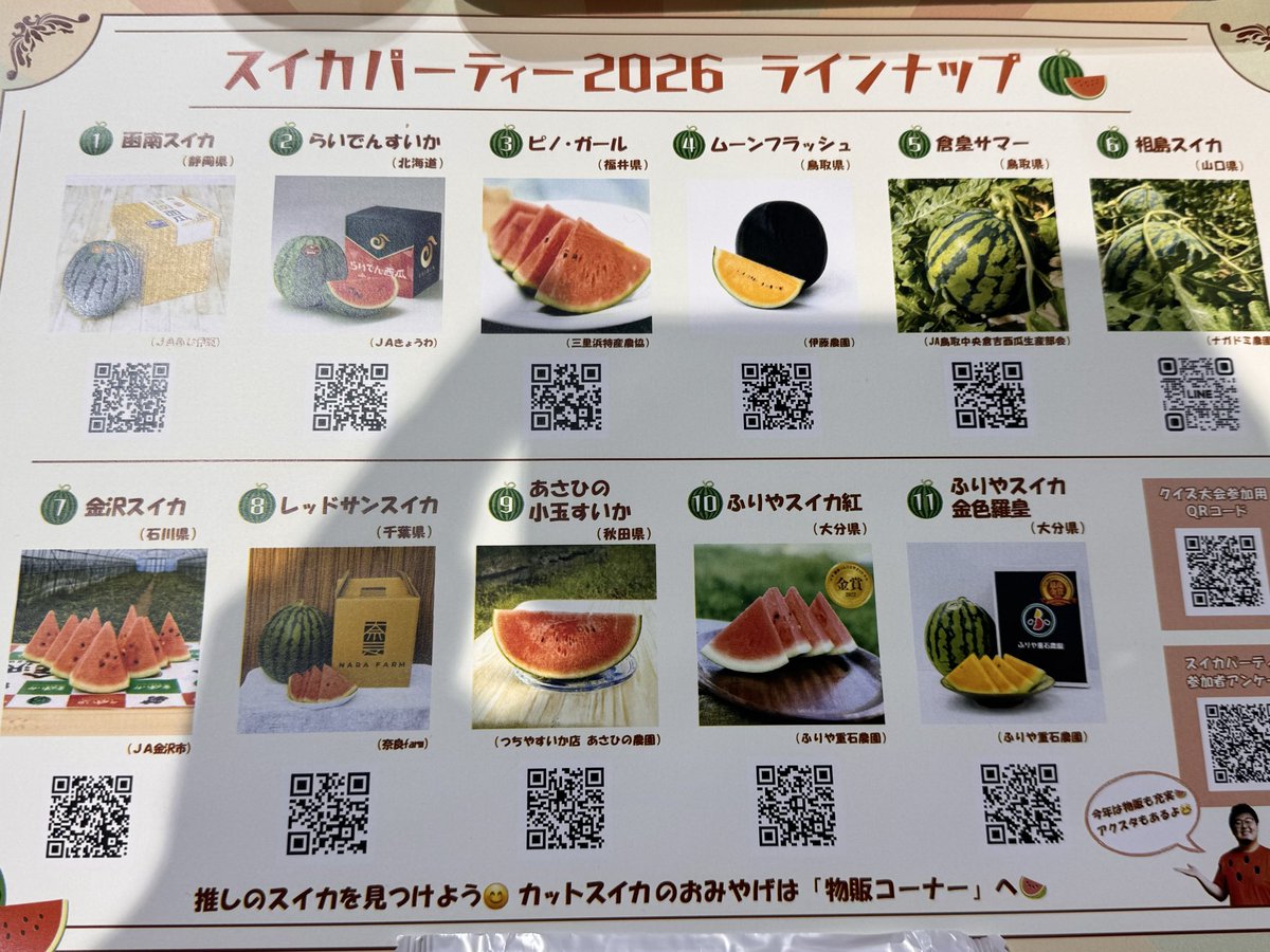 _8832_'s tweet photo. #スイカパーティー2026 https://t.co/hRfCjcbmCj