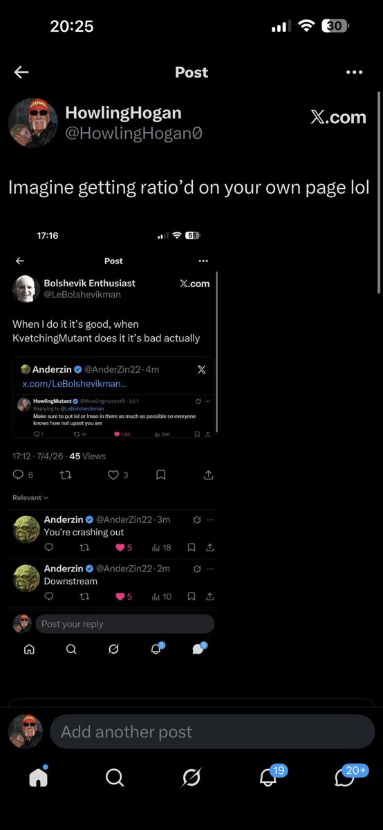HowlingHogan0's tweet photo. Lol https://t.co/ziQewxwcNP