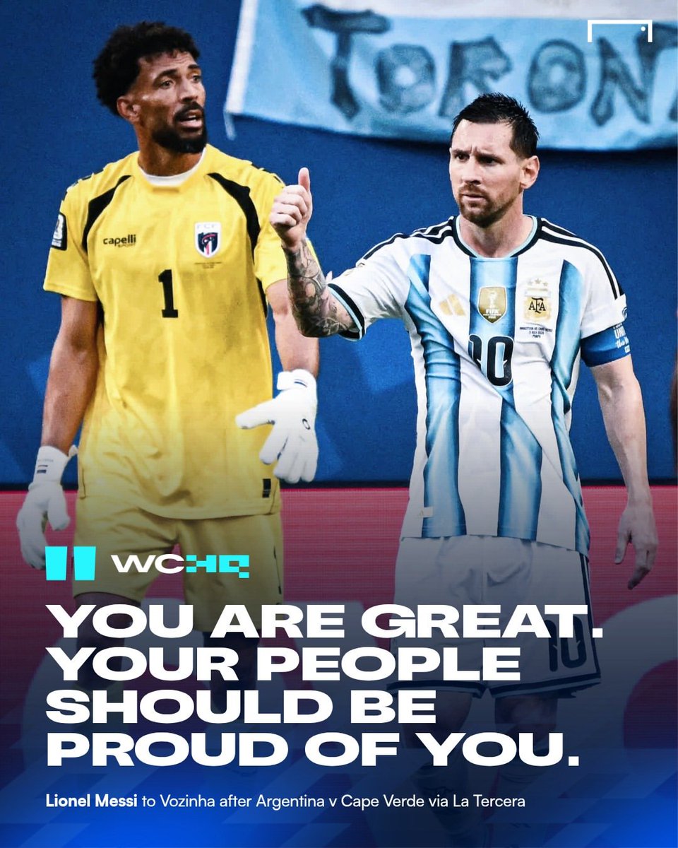 goal's tweet photo. Lionel Messi is a big fan of Vozinha 🤯

The GOAT was full of praise for the breakout star, as Vozinha recounted to La Tercera 🗣️

"I went up to Messi after the game. He hugged me and said: 'You are great. Your people should be proud of you'. That was incredible for me. Hearing words like that from someone like Leo Messi means a lot to me."

Read more 🔗 https://t.co/8IxroqtNDT