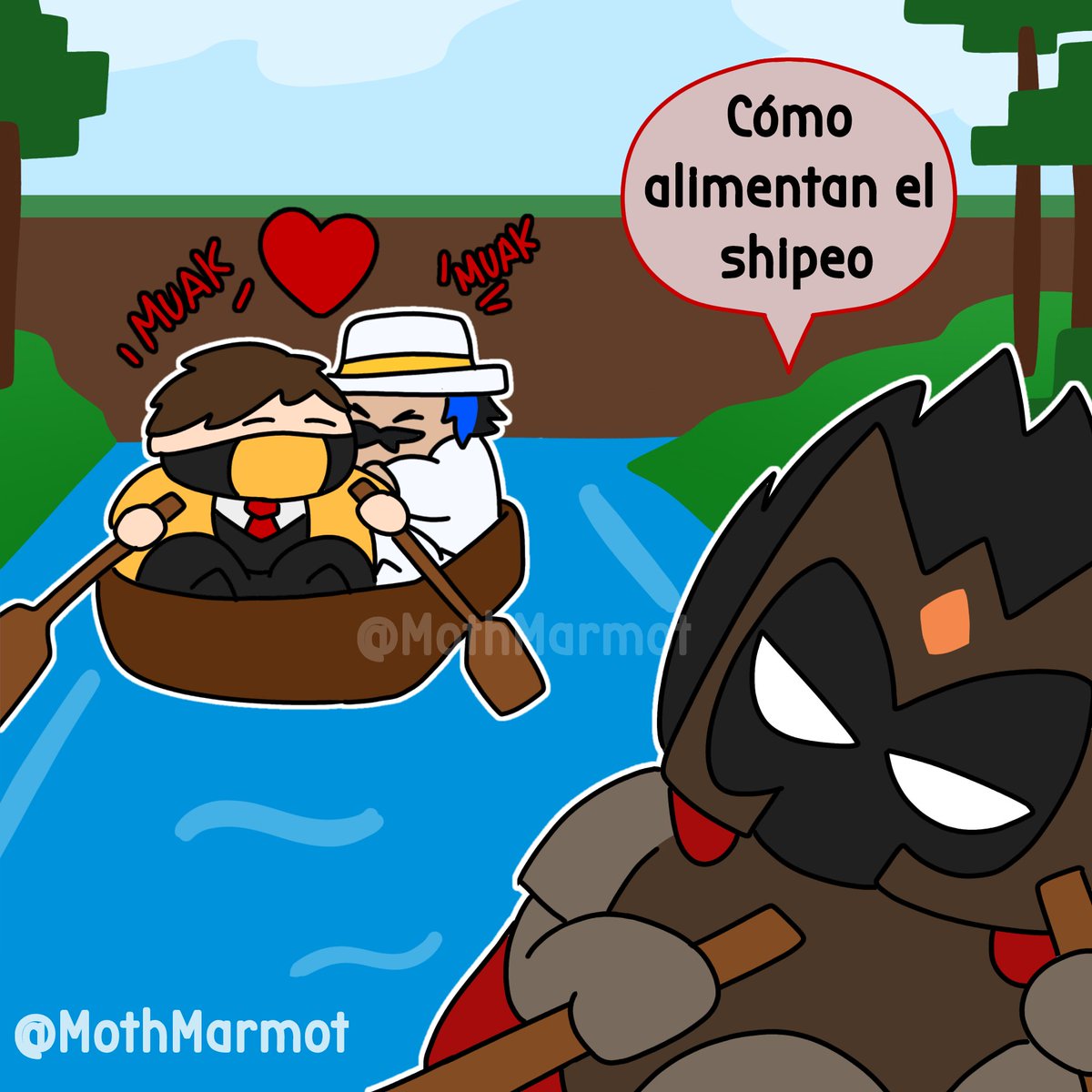 Moth_Marmot's tweet photo. Lo descansaban de una jsjsjsjs 😆
Mejores tíos :3
(MCExtremo3 día 1)

#Amilithur #Farfarich https://t.co/b2jq0pQbHT