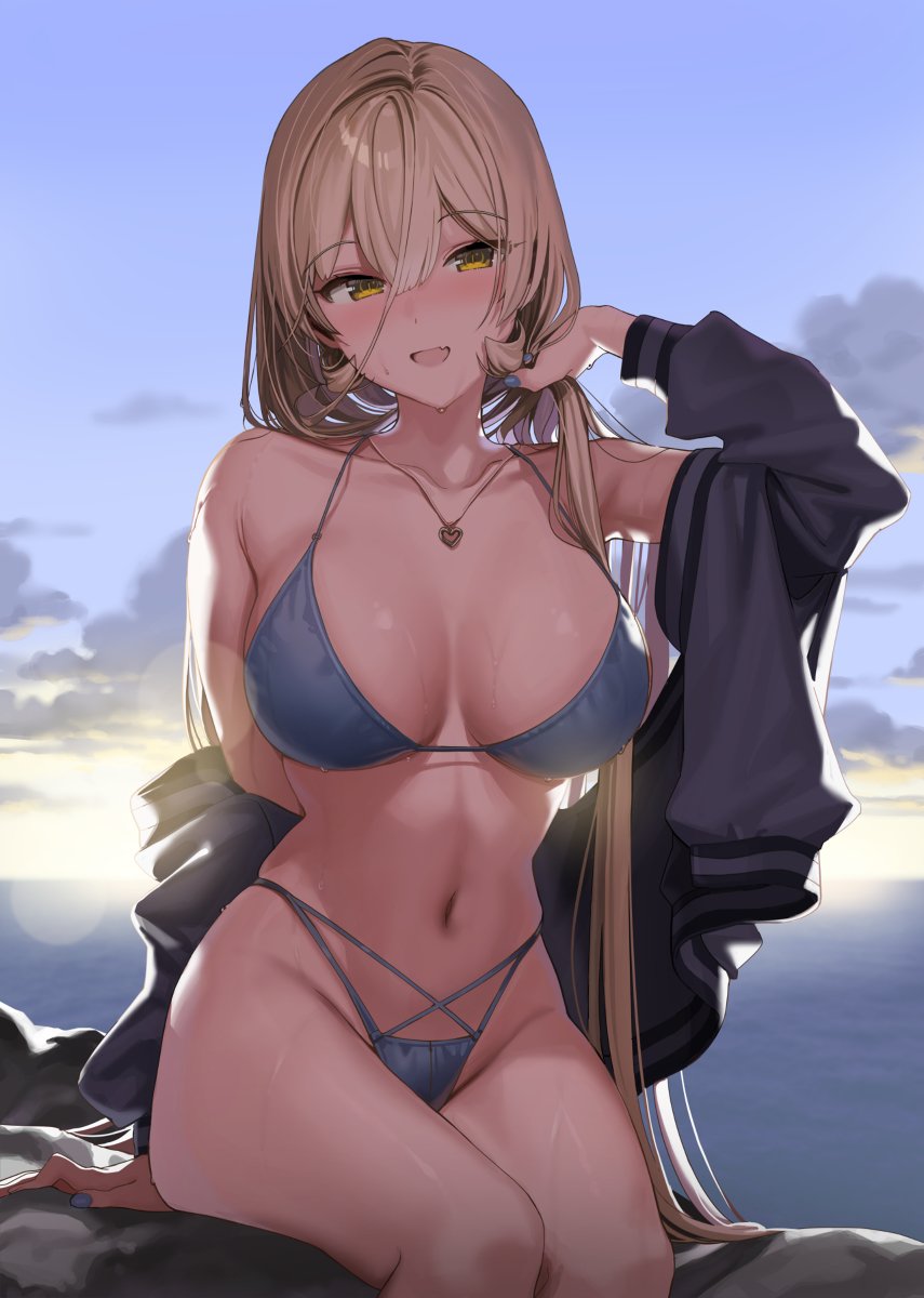 kanzarinsan's tweet photo. 巨乳はビキニが似合う
#ビキニの日 https://t.co/m3c5C55I23