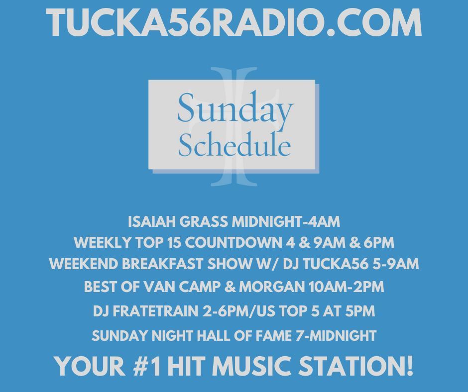 RadioTucka56's tweet photo. 4th of July dance party weekend rolls on Sunday! Join Isaiah Grass midnight–4 AM for dance music & top hits on #TUCKA56RADIO via Get Me Radio. Tune in & request live: https://t.co/zMNUzhyhIa https://t.co/JJEmp5Xxyr #FunInTheSun https://t.co/ESSuVABvdo