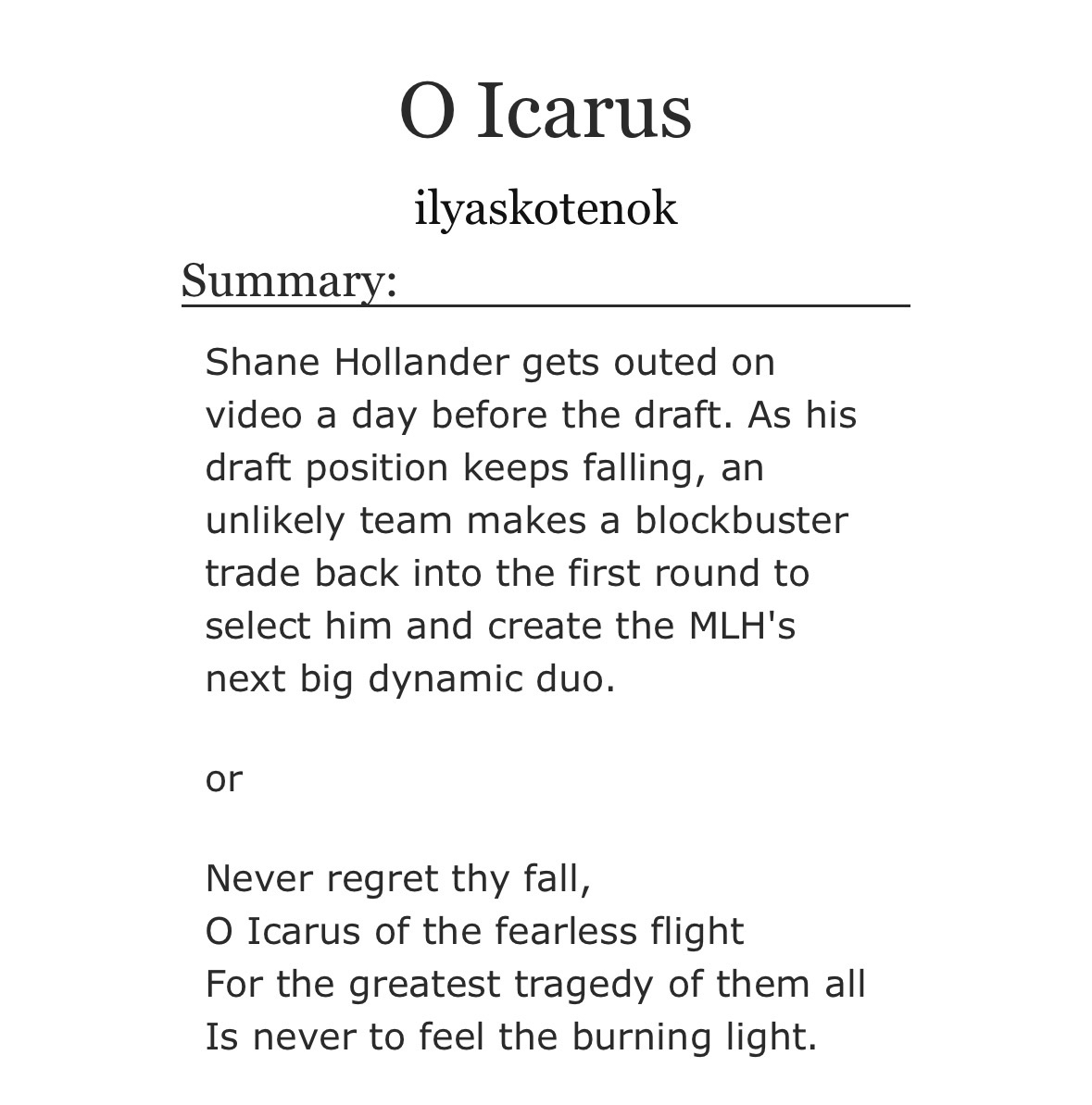 ilyaskotenok's tweet photo. chapter 3 of my boston shane fic is now up on ao3! the boys have moved into their new place 😏😏 https://t.co/GjVTY1HoLg