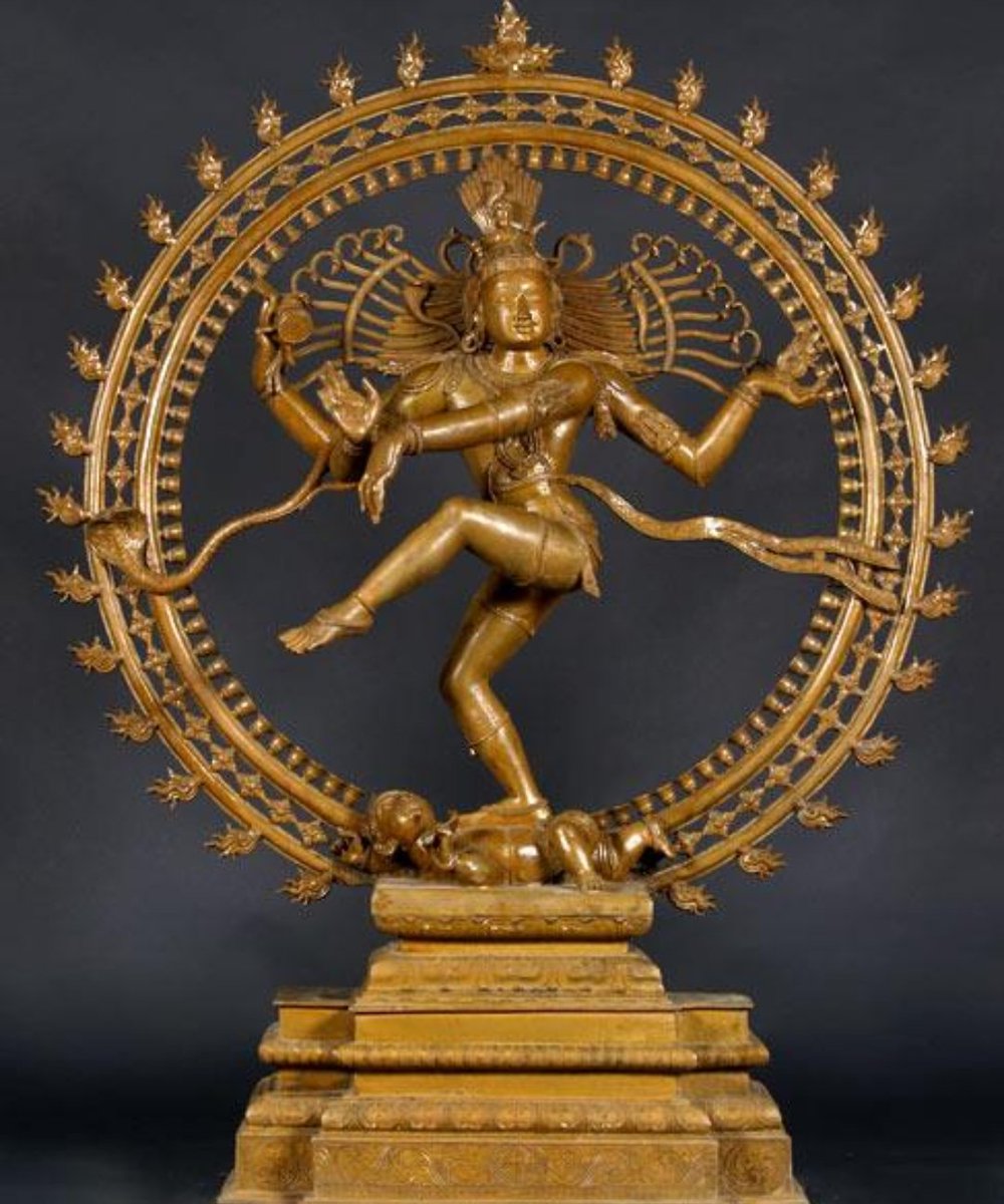 rgokulprabu's tweet photo. Our #Heritage
Our #Culture
Our #Pride

More than 1,100 years ago, the #Cholas built one of the world's earliest large scale #BronzeCasting traditions that is still alive today.

Using the #LostWax (#CirePerdue) technique, Chola artisans created exquisite bronze icons of Shiva, Parvati, Vishnu, Murugan, and other deities. Each sculpture was cast as a single, unique piece, the wax mould was destroyed after casting, making every bronze one of a kind.

Among the finest examples is the iconic Nataraja, depicting Lord Shiva's #Cosmic dance. Beyond its spiritual significance, the sculpture is celebrated worldwide for its perfect balance, anatomical precision, and artistic harmony.

Remarkably, the same lost wax technique continues to be practiced by traditional sthapathis in #TamilNadu even today, preserving an unbroken artistic tradition for over a millennium.

The Chola bronzes are more than sacred icons, they are masterpieces of #metallurgy, #engineering, and #artistic excellence that continue to inspire museums, scholars, and artists around the world.

A civilization is remembered not only for what it builds in stone, but also for the beauty it creates in metal.

#Bharat #SanatanaDharma #CholaBronzes #Nataraja #TamilHeritage #AncientIndia #IndianHistory #Metallurgy #ArtHistory