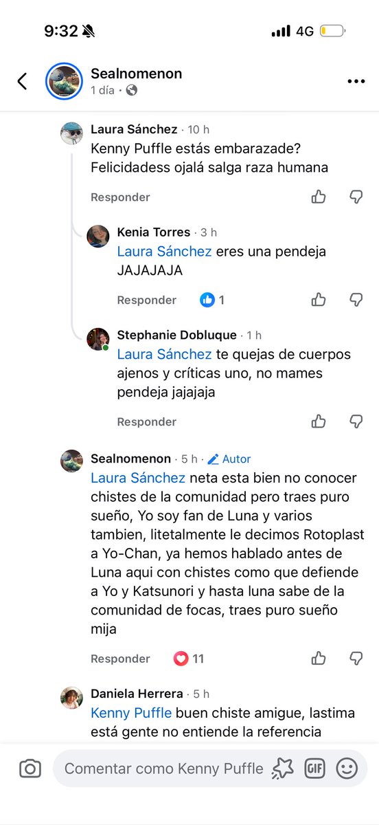 kennypuffle's tweet photo. Tanto así que incluso la misma página salió a defenderme 😹😹🫵🏻 https://t.co/cM6N2Jeyay