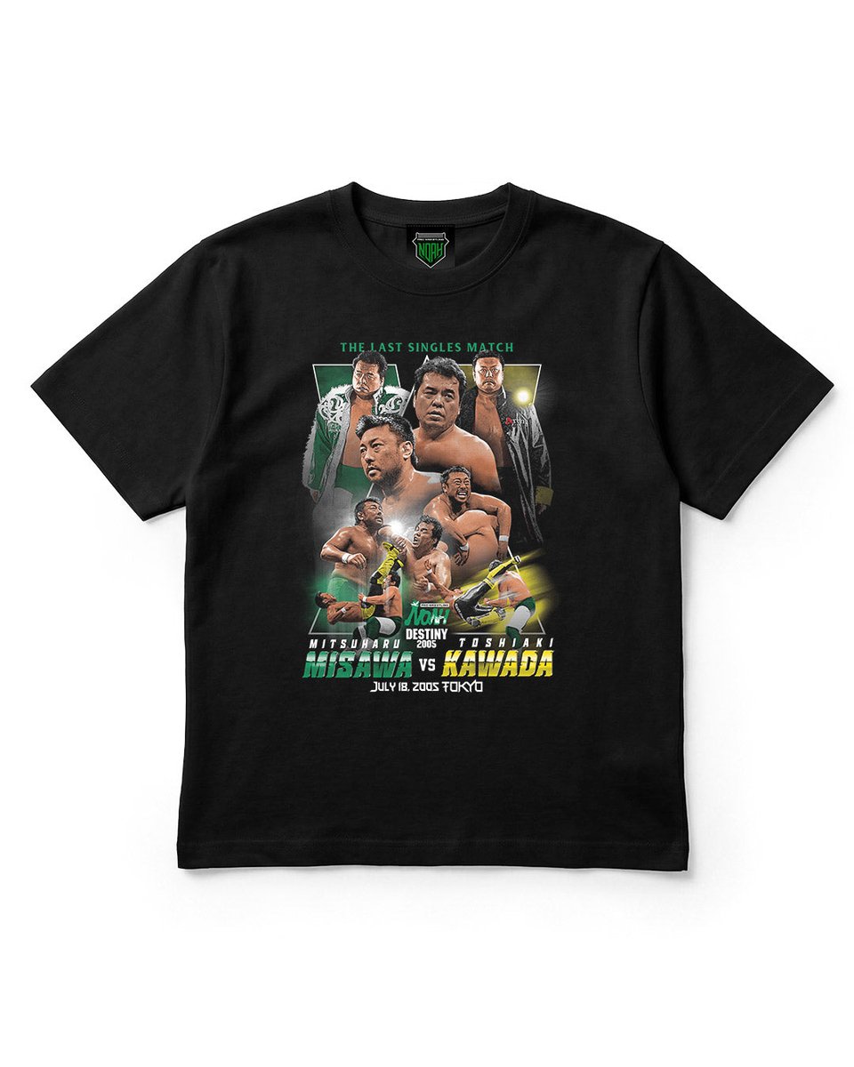 三沢光晴　川田利明　田上明　小橋建太　四天王　Tシャツ 四天王Tシャツ 三沢＆武藤Tシャツ 三沢vs川田Tシャツ 揃ったよ。 #三沢