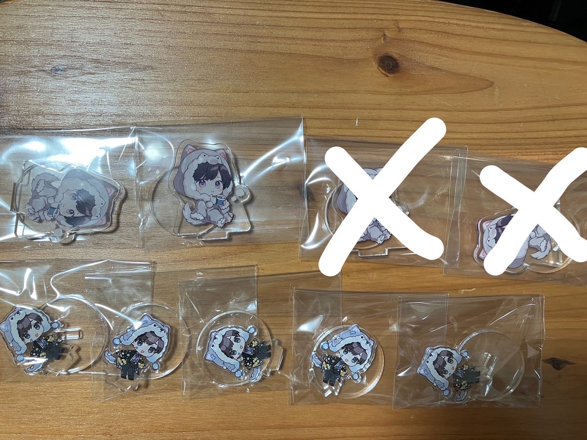 HayukaNemo20576's tweet photo. 【譲渡】高田村交易所 ワンコインくじ ミニアクスタ 
（譲）ミニアクスタ🍥
（求）500円/個

7点全てまとめて買取していただける場合3000円

交易所関連グッズの回収を辞めたためお譲り先探しております

7/11交易所手渡し、別日都内手渡し

 #高田村交易所交換譲渡
 #高田村交換譲渡 https://t.co/a9DVMWArpn