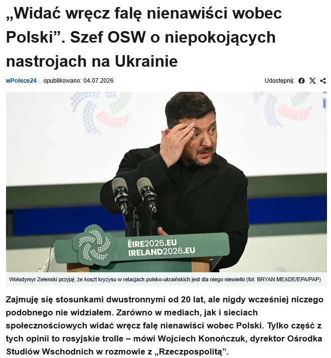 JarekGr1's tweet photo. Historia XX wieku pokazuje na przykładzie Niemców, że planując atak na sąsiada, najpierw przygotowuje się do tego społeczeństwo, ukierunkowując jego nastawienie do tego sąsiada. Czy grozi nam agresja Ukrainy na Polskę? Gdyby ich wojna z kacapami się zakończyła, uważam, że to byłby najdogodniejszy dla nich moment. Osobiście wątpię, by NATO zareagowało. Jeśli już, to tylko moglibyśmy liczyć na prezydenta USA (obecnego). O nożu w plecy w takim wypadku ze strony Niemców, chyba nie muszę wspominać.🧐