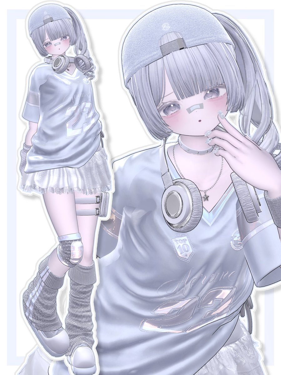 コロ様 🩵🤍 #Z9_shop #momosecret_vrc #Chocolat3D