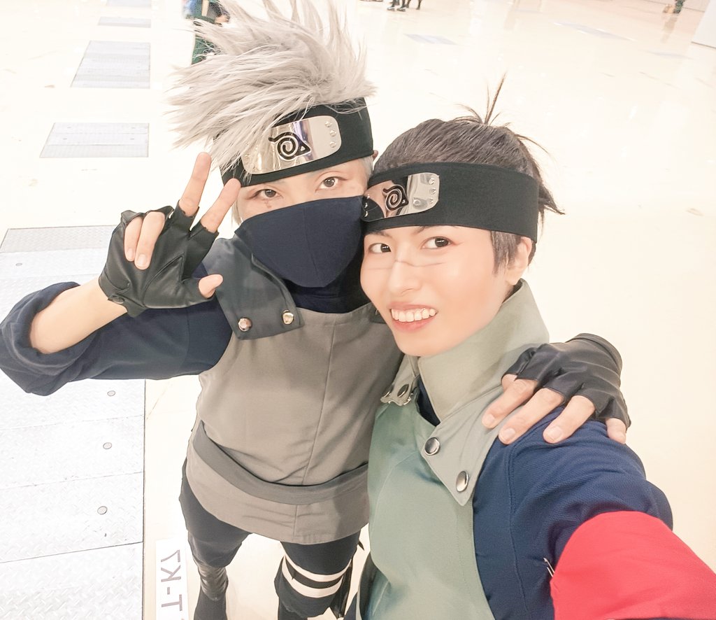 shu10goocos's tweet photo. そくほー！
イルカ先生と六代目で併せしてきました☺️楽しかったー！ https://t.co/kDIdpoohNM
