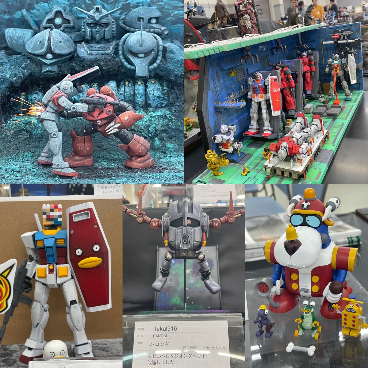 RX7820171116's tweet photo. 7/5(日)

広島プラモフェスに行って来ました。

素晴らしい作品ばかりです。

なかでも気に入った作品をいくつかピックアップしました。

本日の日曜日は臨時戦闘いたします。

兵士のご帰還お待ちしております。 https://t.co/wuzUg8pwoo