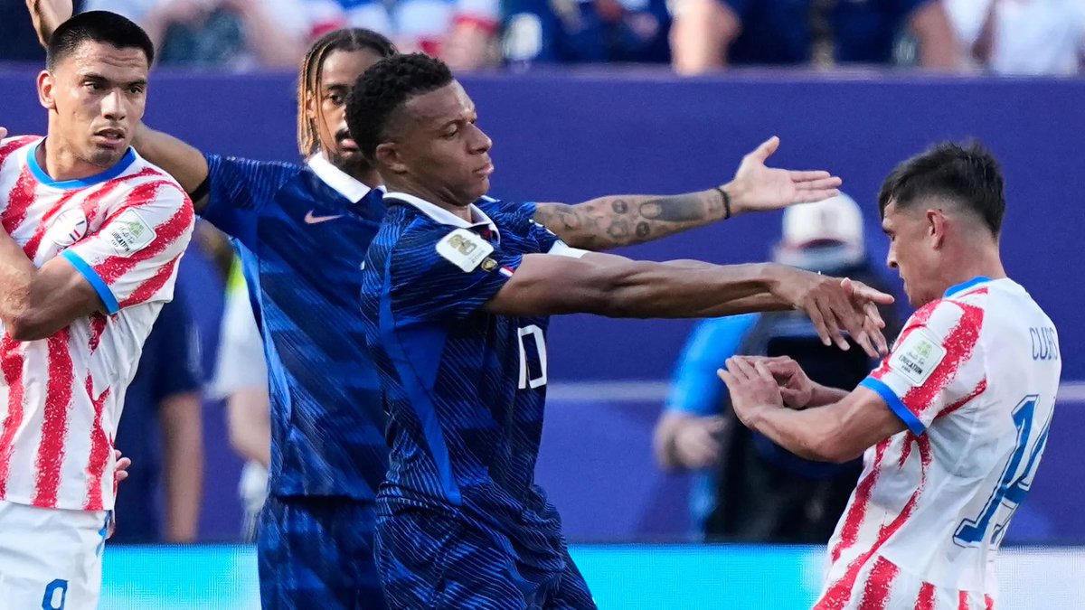 mrdanwalker's tweet photo. I don’t really have a problem with Paraguay’s game plan. They were trying to frustrate, annoy and rattle France and the French did well to laugh most of it off. They clearly felt that was their best chance to progress. It was ugly but it could have worked.

The issue is that when they crossed the line - and they did on numerous occasions - the referee did nothing. It is unbelievable that they didn’t get a single yellow during the game.

How would you rate the standard of refereeing at this tournament?