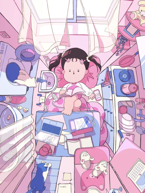 #みんなの背景絵を見せて