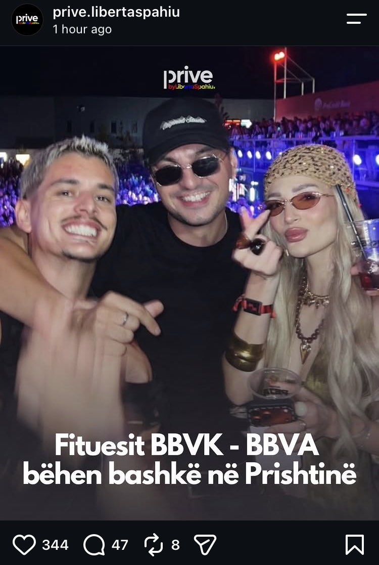 era007007's tweet photo. Fituesit e BIGUT te dytë bashk menzi po i kapin 300 LIKE qe 1 orë qe cfar Fituesve kta te dyt jan Fituesit e Produksionit se BIG te Kosoves Fitusja e Publikut osht kan ELJONA dhe BIG te Shqiperis Fitusi i Publikut osht kan MATEO

#selimbo #briteo #kloeli #bbvipks4 #bbvipal5 https://t.co/o2ULiPoGVA