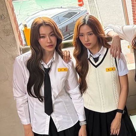 nookker_ss's tweet photo. ถ้าเล่นซีรีส์เกาหลีน้องฟิล์มคงได้รับบทคุณหนูลูกหลานตระกูลแชโบลที่ตกหลุมรักกับพวกชอบแหกกฎโรงเรียน https://t.co/pBwswaml27