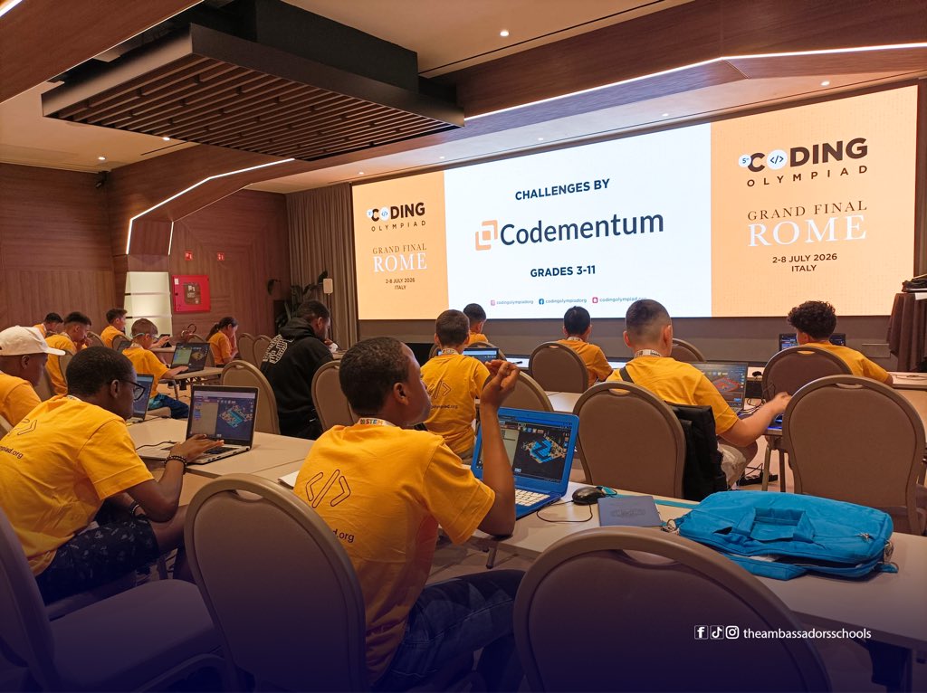 AmbassadorsOta's tweet photo. The International STEM Olympiad is not just a competition for us, it is our standard.

Our champions are at it again. See our ambassadorial giants doing what they know how to do best.

#internationalstemolympiad
#codingexam
#theambassadorsschools
#homeofchampions https://t.co/5KUbMr01Ht