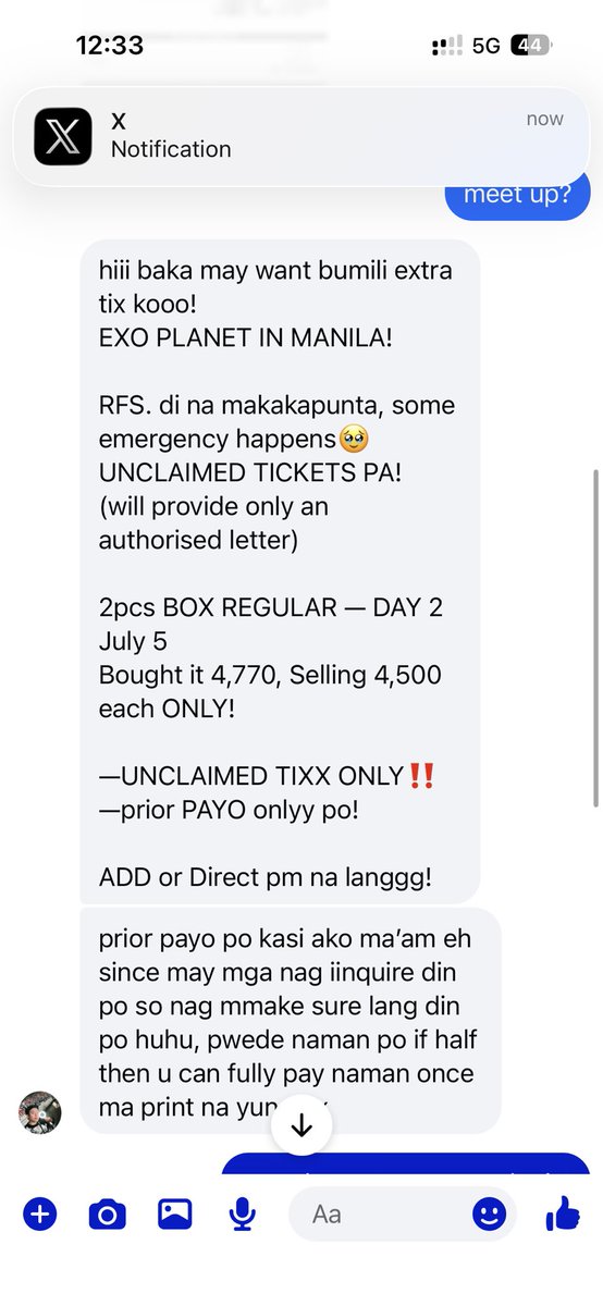 alyyyyn023's tweet photo. Guyss legit ba? 
#EXhOrizoninmanila #EXHORIZONINMANILA 
#exhorizoninmanila https://t.co/P58tJHRnxY
