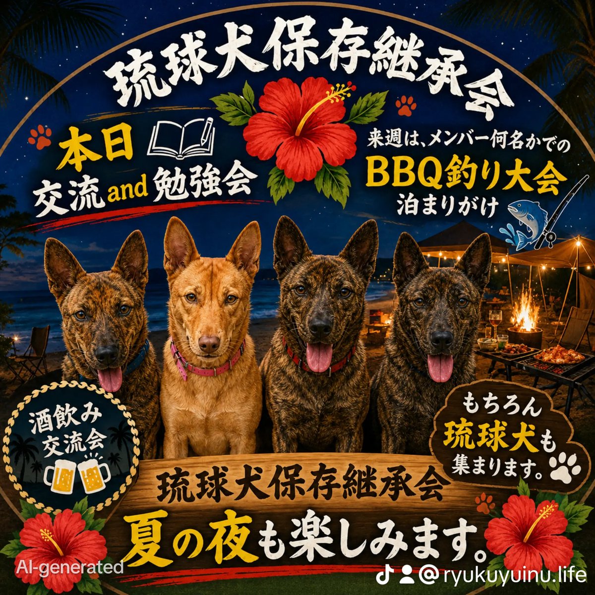 ryukyuinuhozon's tweet photo. 琉球犬保存継承会
みんなでワイワイ活動してます😊 https://t.co/eAgX2297Yj