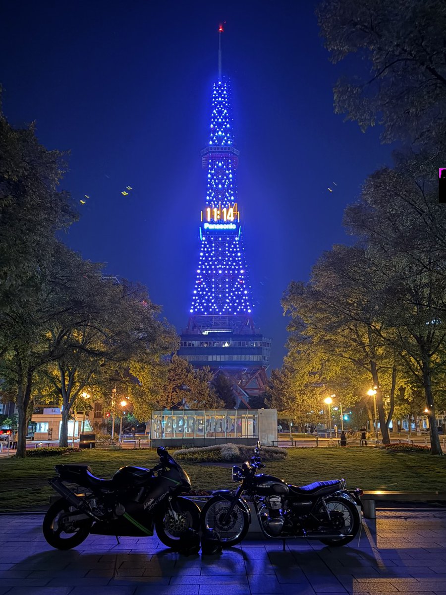 Mackey_imp_12r's tweet photo. 昨日の夜3台で札幌ナイツー
久々に乗ったー🏍 https://t.co/B08qWlKJbF