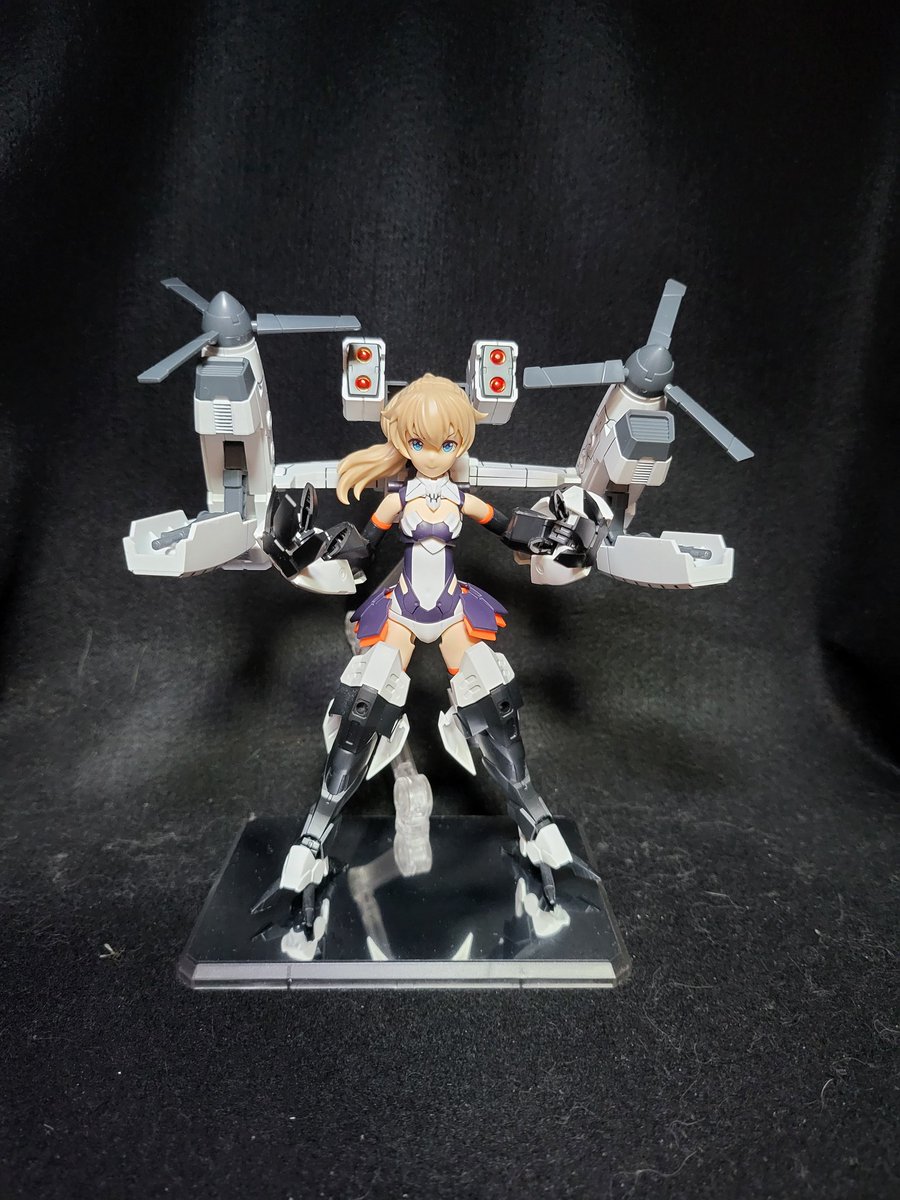 n89blcat's tweet photo. 30MS　ニャレンティ＋イルシャナ　メカニカルユニット
30MM　ティルトローター
ニャレンティのあまりパーツとイルシャナ合わせてAカラータイプを作りましたん😁
積んでたパーツ類もついでに消���ｗ

＃30MS
＃30MM https://t.co/QskTGP8egI