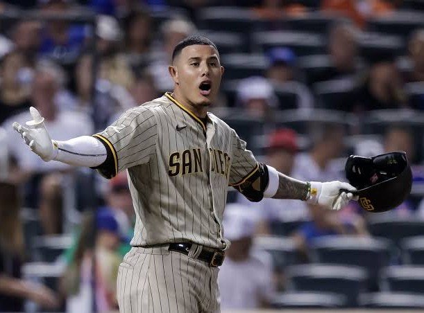 DanClarkSports's tweet photo. The San Diego Padres are now...

• two games under .500
• sitting in third place
• 15 games behind the Dodgers
• on an 8-game losing streak https://t.co/N21xz6HGQY