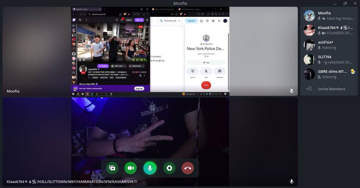 764Exposed's tweet photo. @StreamersEra Klaask764 has recently Swatted THE FAMOUS TWITCH STREAMER
@CallMeAgent00

WITH BOMB THREATS AND A MASS SHOOTING Klaask764 is a threat Klaask764 IS THE FOUNDER OF N.L.M NO LIVES MATTER A SATANIC NEO NAZI TERRORIST NETWORK Klaask764 is the Leader and Owner Of N.L.M NO LIVES MATTER https://t.co/VfTJidPRBp