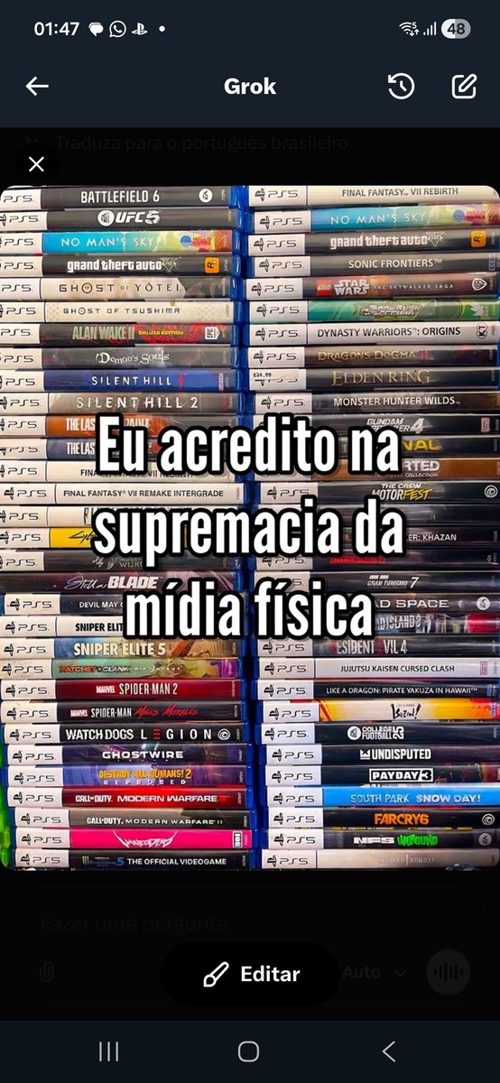 elyelgow's tweet photo. A mídia física não pode morrer. https://t.co/dHA2xb43dH