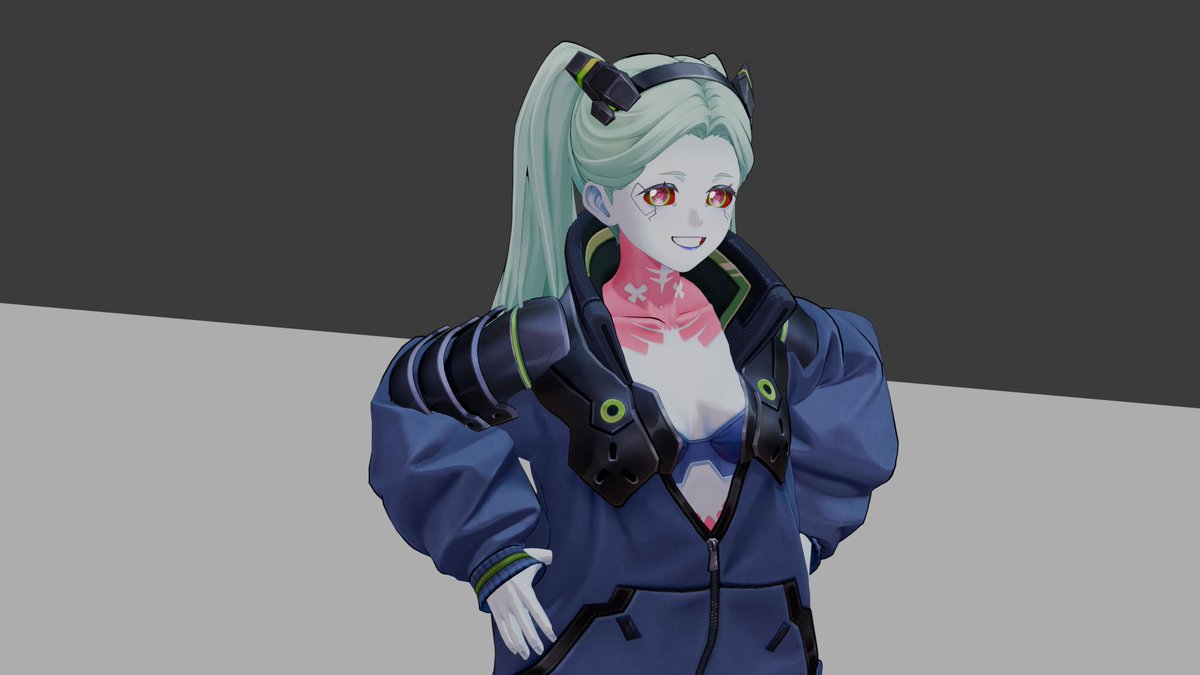 Ian5435's tweet photo. Making wuwa Cyberpunk animation to cope with edgerunners PTSD https://t.co/GrLL4IbVFZ