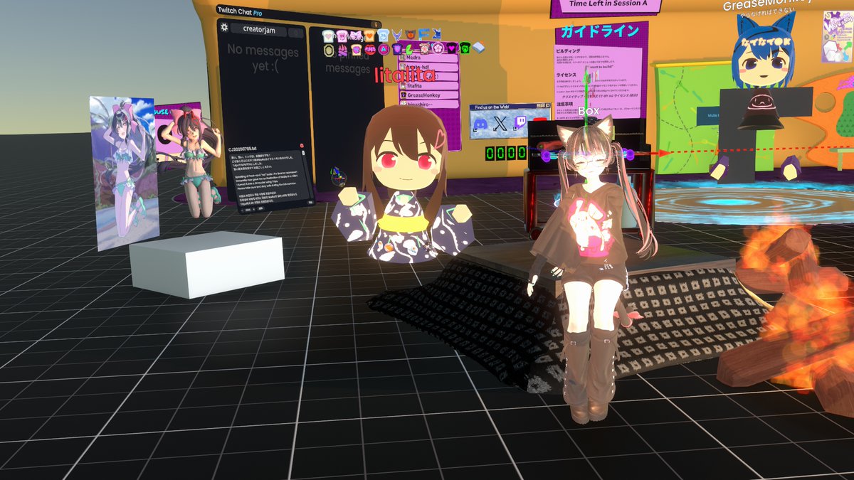 litalita9764629's tweet photo. #CreatorJam #Resonite
テーマは「あつい!」です。やっぱり水着姿のlitalitaはあついですよね! どらねこさんのイラストからTripoで3Dフィギュアにしてみました! こんとさんはこたつに鍋に唐辛子です。 https://t.co/YToT6z6svv