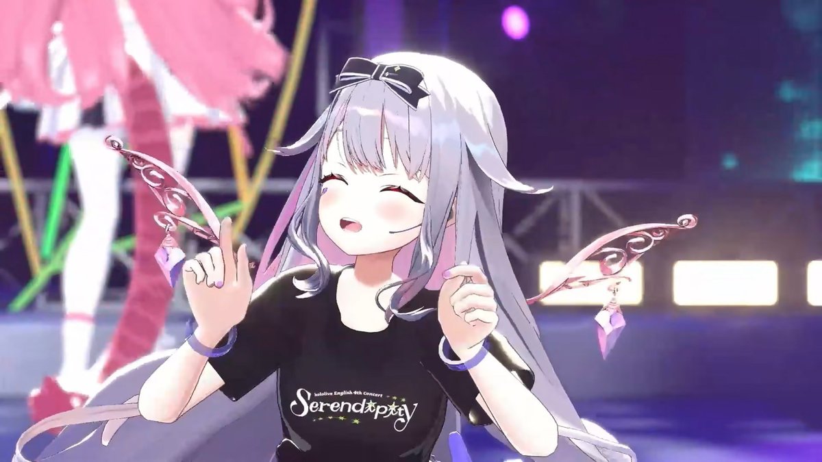 SanestPebble's tweet photo. What an unforgettable night. 
I could tell how hard you worked for this. Rehearsing, dance practices, the karaokes, the wet hair (LOL), it was all for this moment. Thank you for always doing your best!
#holoSerendipity #LIVEseki https://t.co/ItbcTACpIy