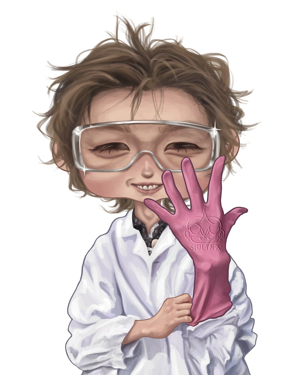 Siulynx's tweet photo. Drawing martin as a psycho scientist cause i can 🧪🦠 #cortis https://t.co/pVDR4CiYuS