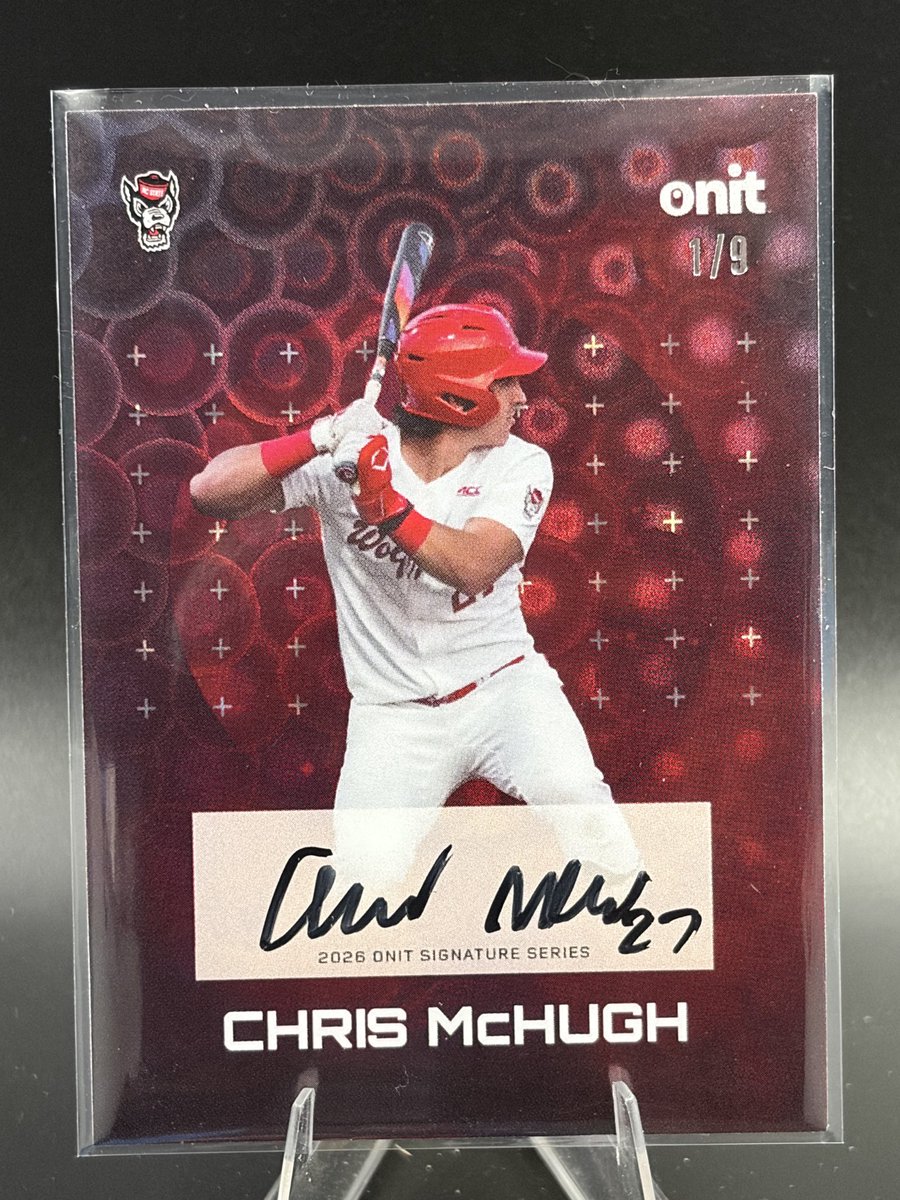 straightupcards's tweet photo. If you’re lucky enough to stumble across some 2026 Onit Gravity College Baseball. Clear the shelf. This stuff is unbelievable. We found ours at Best Buy. Cards are super high quality and look sick as hell. Check out these hits (we got a Holoform Ace Reese!!) https://t.co/0n3ThlZEP2