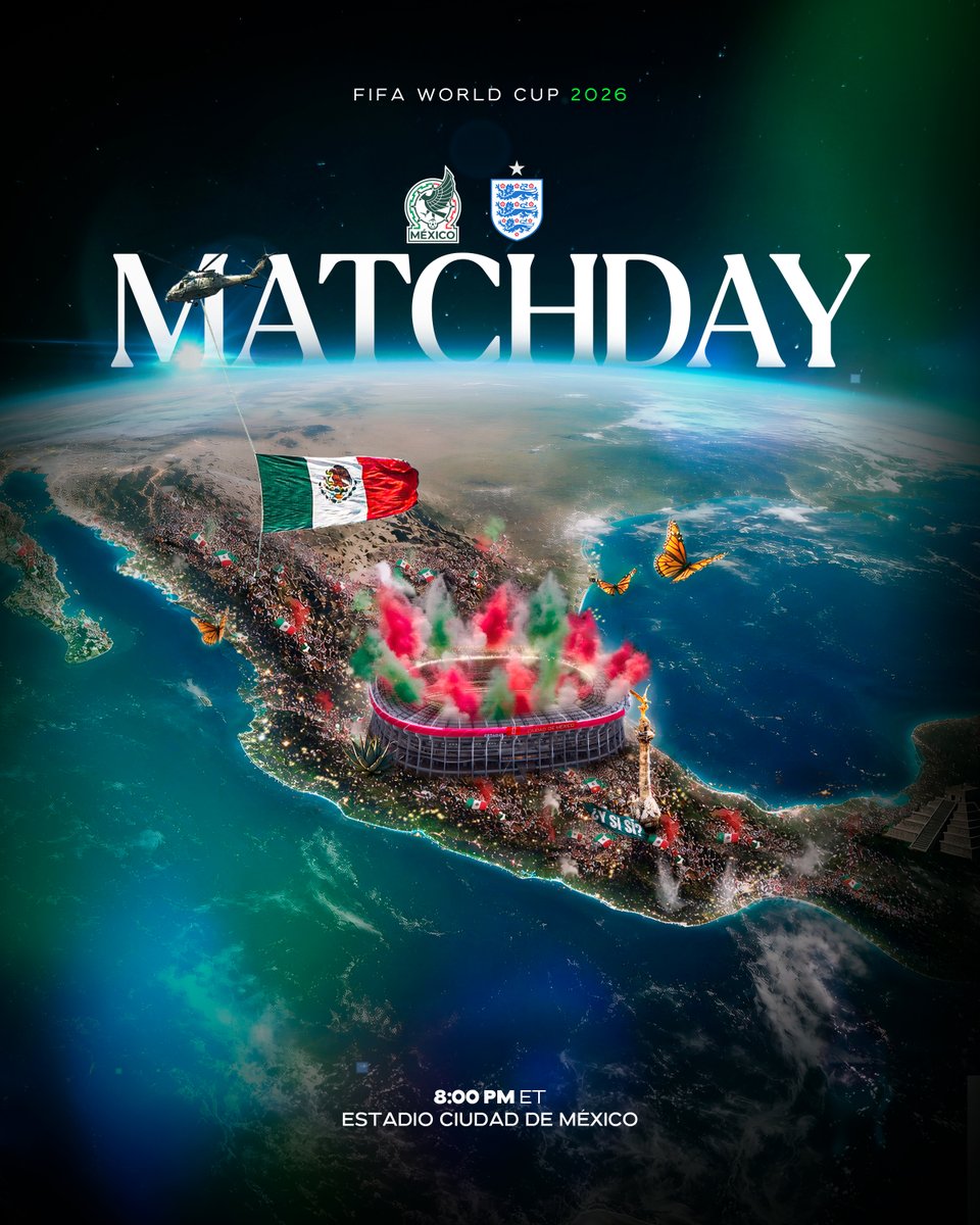 miseleccionmxEN's tweet photo. #MatchDay against England in the Round of 16. It’s all in and all together. 💚

Incondicionales, let’s make our home felt and show the world that #SomosMéxico. 🇲🇽 https://t.co/QQxq79RNi7
