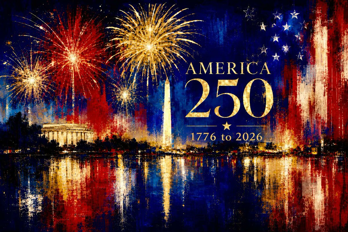 AxelMars_'s tweet photo. Happy 250th Anniversary of Independence, America! – Saturday, July 4th, 2026! 🇺🇸🇺🇸🇺🇸 https://t.co/A212LNuvJP