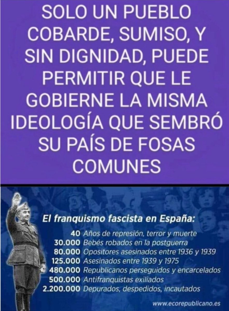 Javi_Meteorito's tweet photo. @europapress Pero no siente vergüenza pactando con la ideología que masacro y aniquilo la libertad de un país durante mas de 40 años 👇 https://t.co/ccKeWPyalw