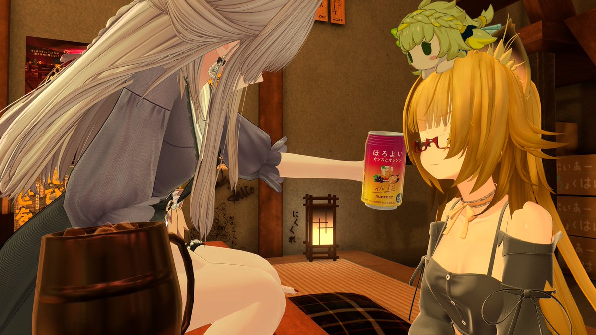 Solarispica's tweet photo. 昨日のぶいちゃ飲み会
派手に暴れられるのは仮想世界の良い所…ｗ https://t.co/pUzJjutASr
