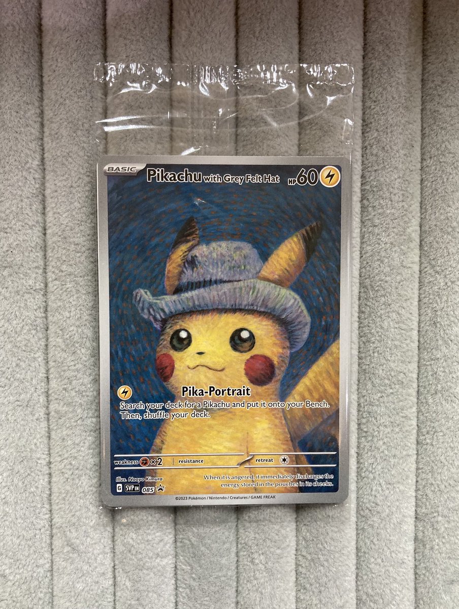 ⚡【#ポケカ 商品情報】⚡ ✓『Pikachu with Grey Felt Hat』085